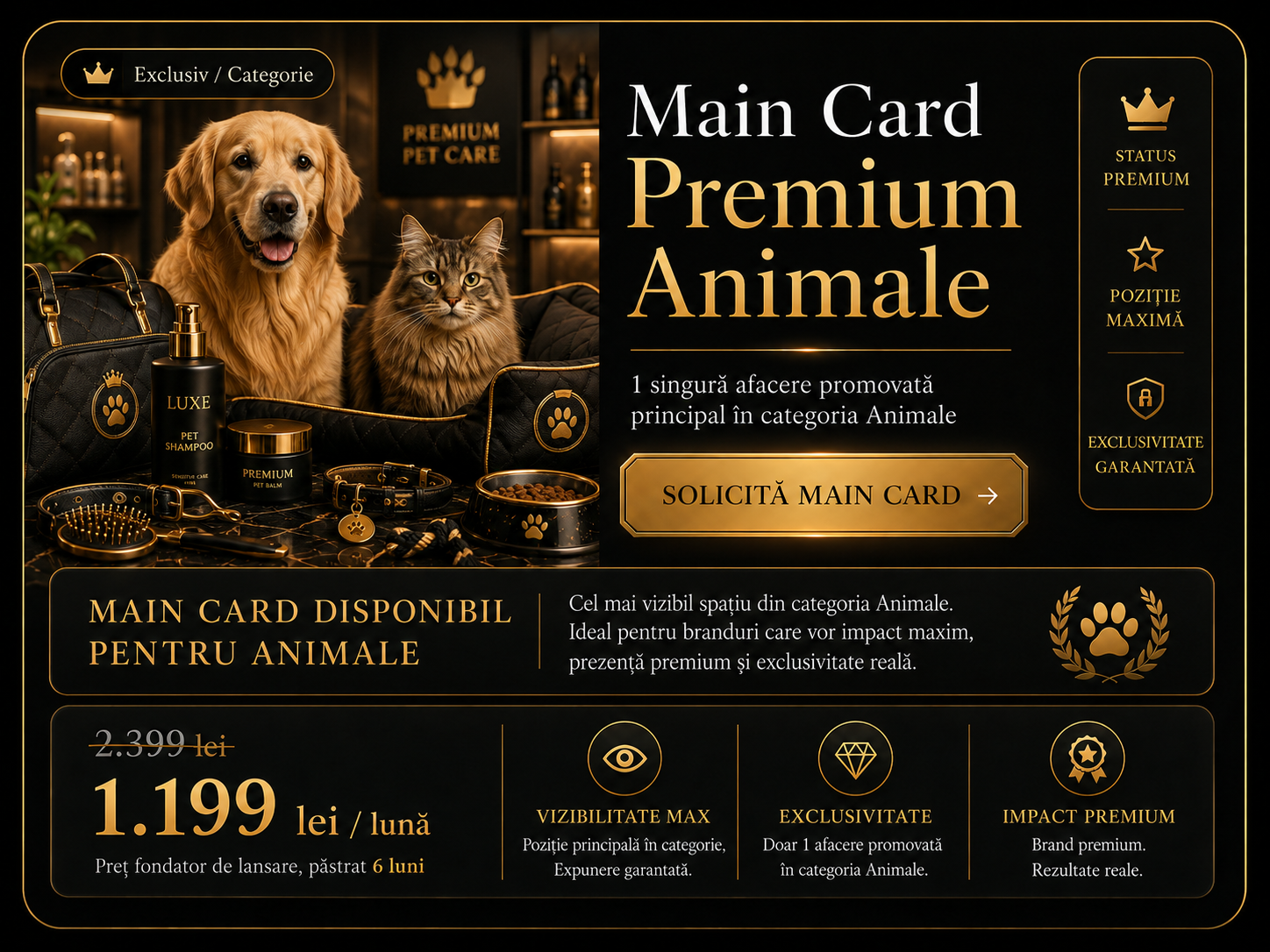 Main Card Premium Animale
