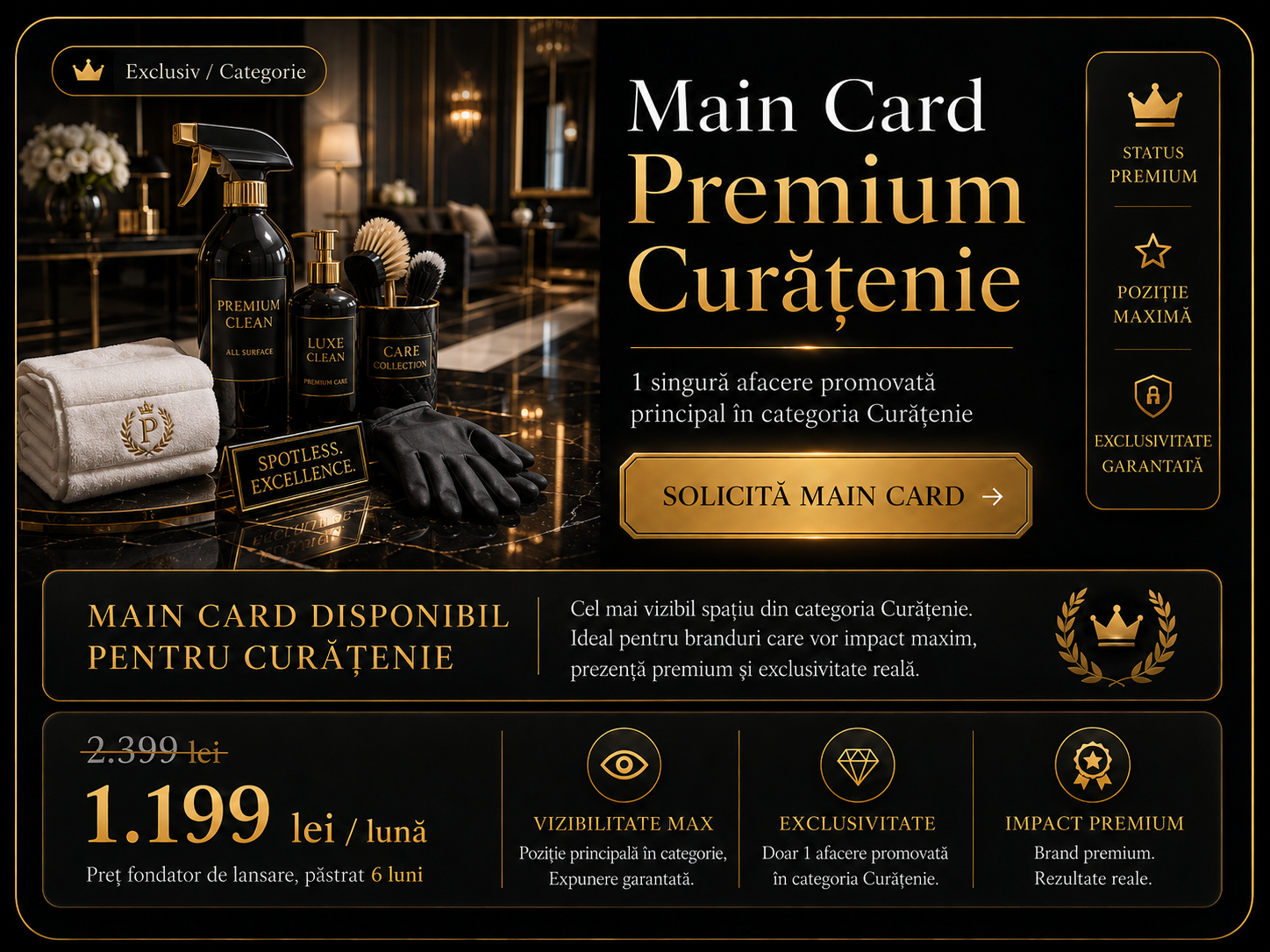 Main Card Premium Curățenie