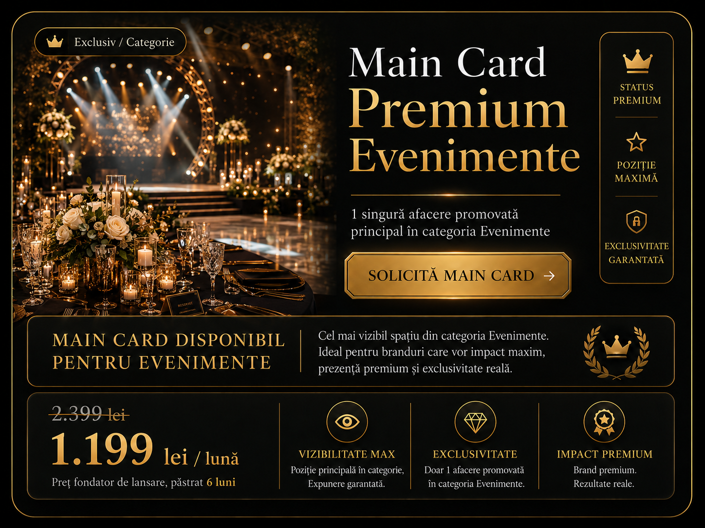 Main Card Premium Evenimente