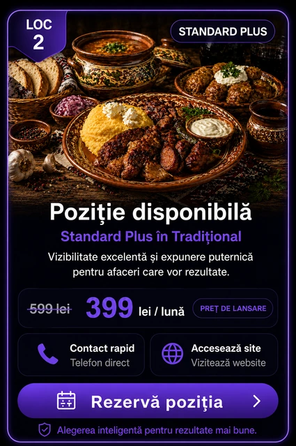 Loc 2 Standard Plus Tradițional Târgoviște - Poziție disponibilă, 399 lei pe lună