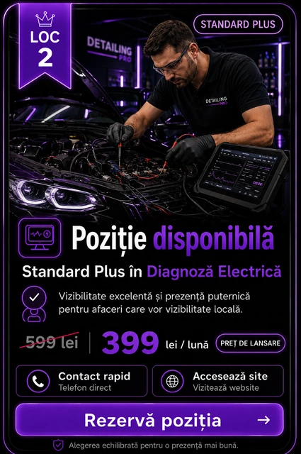 Loc 2 Standard Plus Diagnoză Electrică Târgoviște - Poziție disponibilă, 399 lei pe lună